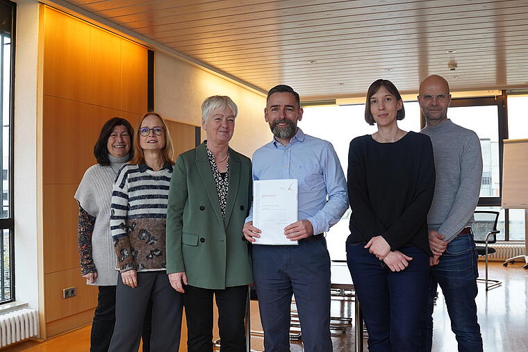 Zertifizierung des St. Josefskrankenhauses durch die Katholische Hochschule Freiburg