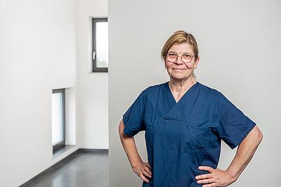 Karin Frank, Stationsleitung ZNA am Loretto-Krankenhaus Freiburg